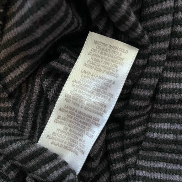 Splendid Striped Hooded Open Front Cardigan - Size S - Picture 6 of 6